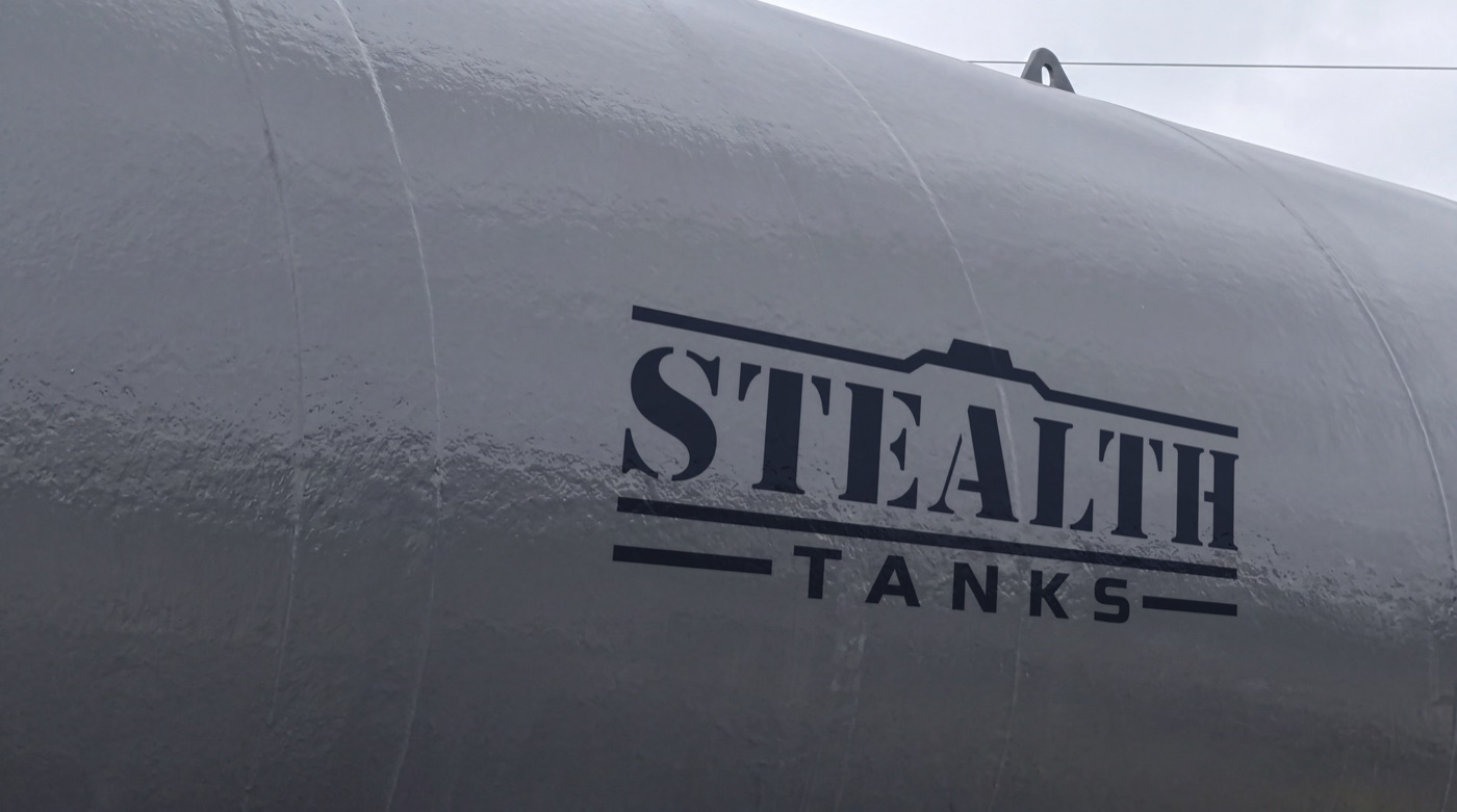 Stealth Tanks branded double-wall underground storage tank